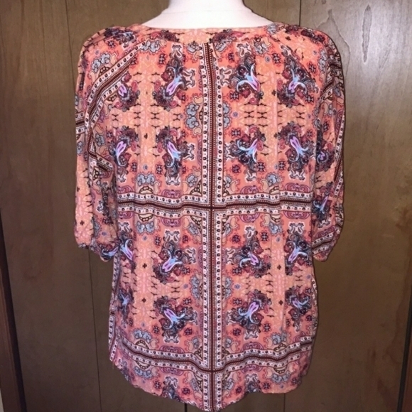 One World Peasant Top 1X Multicolored - Picture 4 of 8